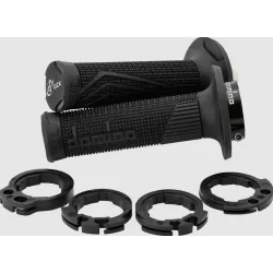 Χειρολαβές μοτοσυκλέτας DOMINO GRIPS DOMINO D100 LockOn Black Χειρολαβές μοτοσυκλέτας DOMINO GRIPS DOMINO D100 LockOn Black