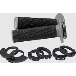 Χειρολαβές μοτοσυκλέτας DOMINO D200 LOCK ON GRIPS BLACK/GRAY Χειρολαβές μοτοσυκλέτας DOMINO D200 LOCK ON GRIPS BLACK/GRAY