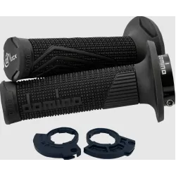 Χειρολαβές μοτοσυκλέτας DOMINO D100 LOCK ON GRIPS 1 CABLE BLACK