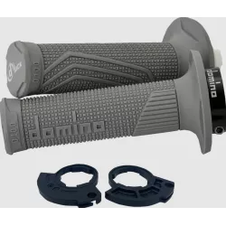 Χειρολαβές μοτοσυκλέτας DOMINO D100 LOCK ON GRIPS 1 CABLE GRAY Χειρολαβές μοτοσυκλέτας DOMINO D100 LOCK ON GRIPS 1 CABLE GRAY