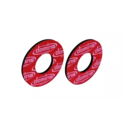 Ροδέλα για χειρολαβές μοτοσυκλέτας Domino GRIP PADS RED PAIR
