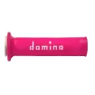 Χειρολαβές μοτοσυκλέτας DOMINO GRIPS A010 FUCHSIA/WHITE thumb