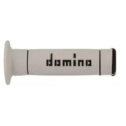 Χειρολαβές μοτοσυκλέτας DOMINO GRIPS A240 PAIR White/BLACK Χειρολαβές μοτοσυκλέτας DOMINO GRIPS A240 PAIR White/BLACK