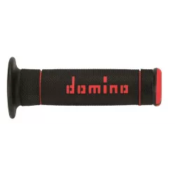 Χειρολαβές μοτοσυκλέτας DOMINO GRIPS A240 PAIR BLACK/RED Χειρολαβές μοτοσυκλέτας DOMINO GRIPS A240 PAIR BLACK/RED