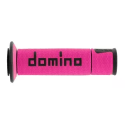 Χειρολαβές μοτοσυκλέτας DOMINO GRIPS A450 PAIR FUCHSIA/BLACK Χειρολαβές μοτοσυκλέτας DOMINO GRIPS A450 PAIR FUCHSIA/BLACK