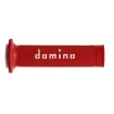 Χειρολαβές μοτοσυκλέτας DOMINO GRIPS A010 RED/WHITE thumb