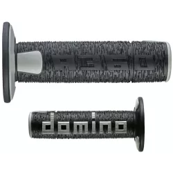 Χειρολαβές μοτοσυκλέτας DOMINO GRIPS A360 PAIR BLACK/GREY Χειρολαβές μοτοσυκλέτας DOMINO GRIPS A360 PAIR BLACK/GREY
