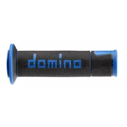 Χειρολαβές μοτοσυκλέτας DOMINO GRIPS A450 PAIR BLACK/BLUE Χειρολαβές μοτοσυκλέτας DOMINO GRIPS A450 PAIR BLACK/BLUE