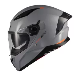 Κράνος μηχανής AXXIS PANTHER SV SOLID A12 GREY GLOSS 