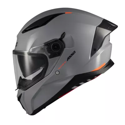 Κράνος μηχανής AXXIS PANTHER SV SOLID A12 GREY GLOSS 