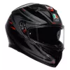 Κράνος μηχανής  AGV K3 - RIVIA MATT BLACK/WHITE