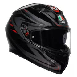 Κράνος μηχανής  AGV K3 - RIVIA MATT BLACK/WHITE