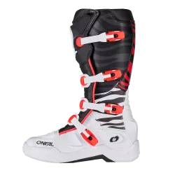 Μπότες motocross O'NEAL 3SRS MX ZEBRA BLACK/WHITE/RED