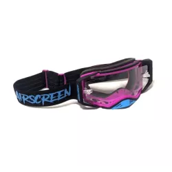 Μάσκα motocross AIRSCREEN AERO 01 EX PINK/BLUE