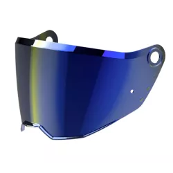 Ζελατίνα κράνους AIROH COMMANDER 2 BLUE MIRRORED