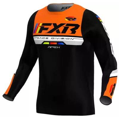 Παιδική μπλούζα motocross FXR APEX MX26 ORANGE