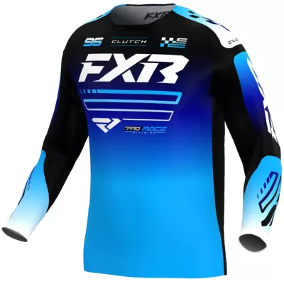 Παιδική μπλούζα motocross FXR CLUTCH MX26 BLUE/BLACK/WHITE