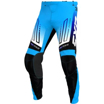 Παιδικό παντελόνι motoross FXR CLUTCH MX26 BLUE/BLACK/WHITE