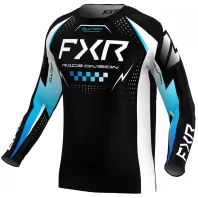 Μπλούζα motocross FXR CLUTCH PRO MX26 BLACK/BLUE/WHITE