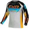 Παιδική μπλούζα motocross FXR CLUTCH MX26 GREY/SKY ORANGE