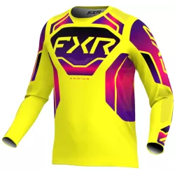 Μπλούζα motocross FXR PODIUM RELAY MX26 YELLOW/RAZZ BLACK Μπλούζα motocross FXR PODIUM RELAY MX26 YELLOW/RAZZ BLACK