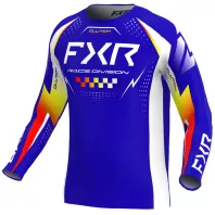 Μπλούζα motocross FXR CLUTCH PRO MX26 GREY/SKY ORANGE