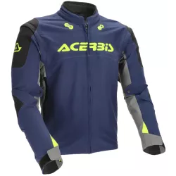Μπουφάν μηχανής enduro ACERBIS RALLY RACE BLUE/YELLOW