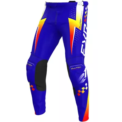 Παντελόνι motocross FXR CLUTCH PRO ROYAL/YELLOW/RED