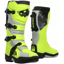 Μπότες motocross ACERBIS  ARTIGLIO FLUO YELLOW/WHITE
