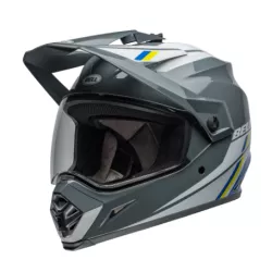 Κράνος μηχανής BELL MX-9 Mips - Alpine Gloss Charcoal/Silver