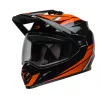 Κράνος μηχανής BELL MX-9 Mips - Alpine Gloss Black/Orange
