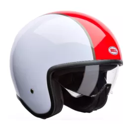 Κράνος μηχανής BELL TX501 - Rally Red/White