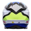 Κράνος motocross BELL Moto-Spherical - Grid White/Blue thumb