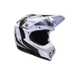 Κράνος motocross BELL Moto-Spherical - Grid White/Black/Grey thumb