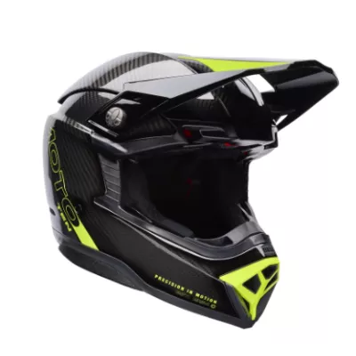 Κράνος motocross BELL Moto 10 Spherical - Strike Yellow/Grey