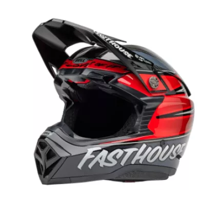 Κράνος motocross BELL Moto 10 Spherical - Fasthouse DITD 25 Gloss Gray/Red