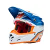 Κράνος motocross BELL Moto-9S Flex - Merchant Gloss Orange/Blue