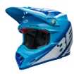 Κράνος motocross BELL Moto-9S Flex - Rail Gloss Blue/White thumb