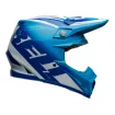 Κράνος motocross BELL Moto-9S Flex - Rail Gloss Blue/White thumb