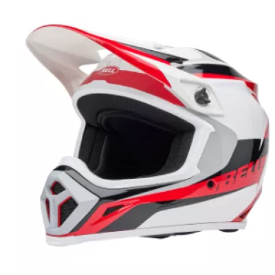 Κράνος motocross BELL MX-9 Mips - Rift Gloss Red/White