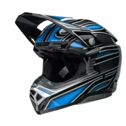 Κράνος motocross BELL Moto 10 Spherical - SWebb Marmont Gloss North Carolina Blue