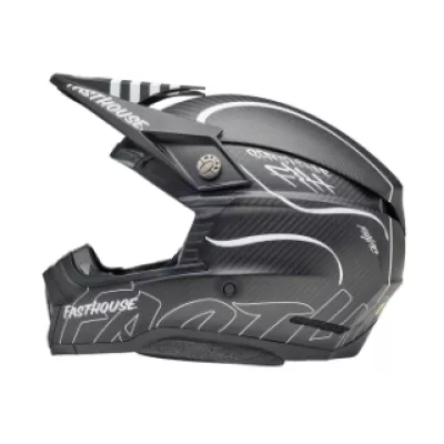 Κράνος motocross BELL Moto 10 Spherical - Fasthouse Raven Matte Black/White