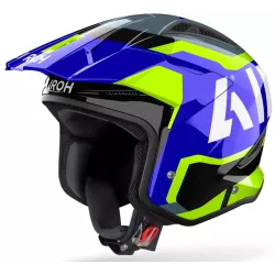 Κράνος μηχανής AIROH TRR II JUPITER BLUE/YELLOW GLOSS