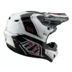 Κράνος μηχανής motocross TROY LEE DESIGNS GP Pro Mips - Trooper White/Black thumb