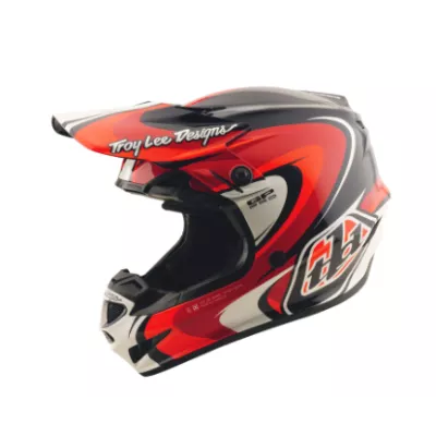 Κράνος motocross TROY LEE DESIGNS GP Pro Crossover - Navy/Red