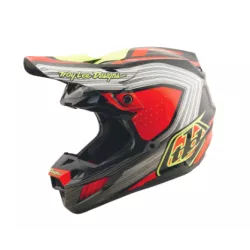 Κράνος motocross TROY LEE DESIGNS SE5 Composite Stripes - Black/Infra Red