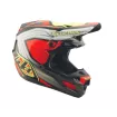 Κράνος motocross TROY LEE DESIGNS SE5 Composite Stripes - Black/Infra Red thumb