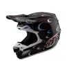 Κράνος motocross TROY LEE DESIGNS SE5 Carbon Torched - Black/Red