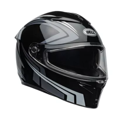 Κράνος μηχανής BELL Lithium - Jetstream Gloss Black/Silver