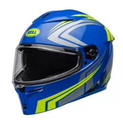 Κράνος μηχανής BELL Lithium - Jetstream Gloss Blue/Yellow